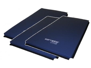 Lot de 12 tapis houssé bleu - 200 x 100 x 4 cm